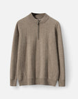 BYMARANO | Men’s Half-Zip Sweater – 100% Cashmere Elegance