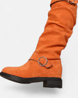 BYMARANO | Women’s Solid Boots – Refined Platform Sophistication