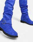BYMARANO | Women’s Solid Boots – Refined Platform Sophistication