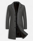 BYMARANO | Men’s Single-Breasted Coat – Timeless Tweed Sophistication