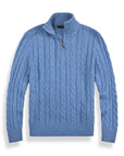 BYMARANO | Men's Half Zip Cable Sweater - Timeless Knit
