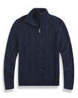BYMARANO | Men's Half Zip Cable Sweater - Timeless Knit