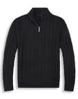 BYMARANO | Men's Half Zip Cable Sweater - Timeless Knit