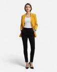 BYMARANO | Women’s Double-Breasted Blazer – Vintage Notched Elegance