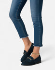 BYMARANO | Women’s Loafers – Chic Metallic Accent Elegance