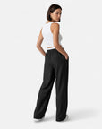 BYMARANO | Women’s Striped Trousers – Timeless Wide-Leg Sophistication