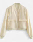 BYMARANO | Women’s Bomber Jacket – Timeless Minimalist Elegance