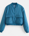 BYMARANO | Women’s Bomber Jacket – Timeless Minimalist Elegance
