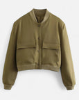 BYMARANO | Women’s Bomber Jacket – Timeless Minimalist Elegance