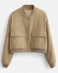 BYMARANO | Women’s Bomber Jacket – Timeless Minimalist Elegance