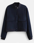 BYMARANO | Women’s Bomber Jacket – Timeless Minimalist Elegance