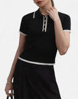 BYMARANO | Women’s Knitted Pullover – Heritage Patchwork Elegance