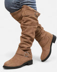 BYMARANO | Women’s Solid Boots – Refined Platform Sophistication