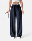 BYMARANO | Women’s Striped Trousers – Timeless Wide-Leg Sophistication