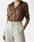 BYMARANO | Women's Satin Classic Shirt