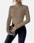 BYMARANO | Women's Ribbed Turtleneck Sweater