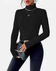BYMARANO | Women's Ribbed Turtleneck Sweater