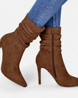BYMARANO | Women's Pointed-Toe Heeled Boots