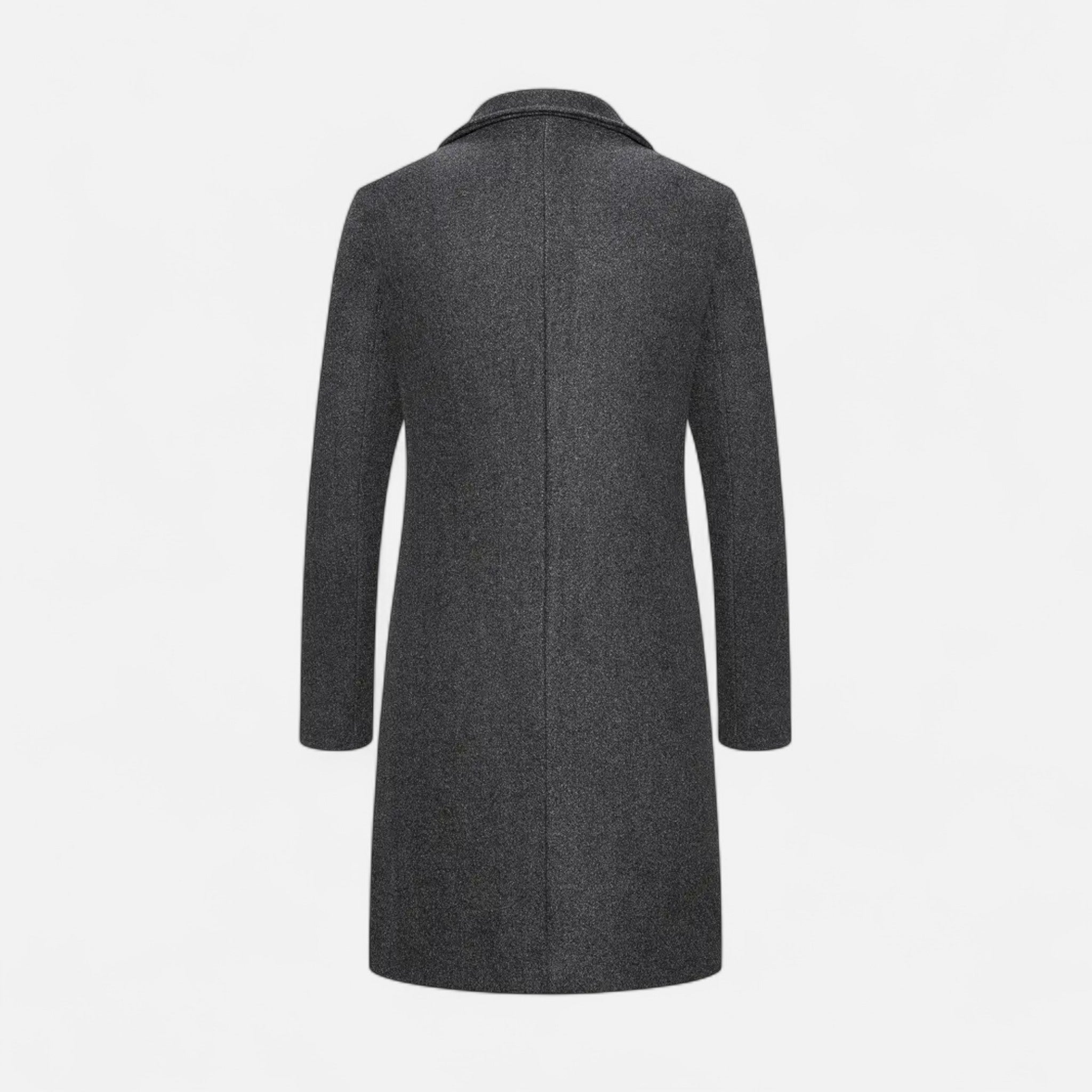 BYMARANO | Men’s Single-Breasted Coat – Timeless Tweed Sophistication