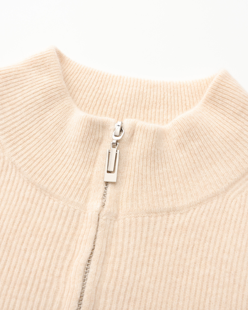 BYMARANO | Men&#39;s Zip Sweater - 100% Cashmere Heritage Feel