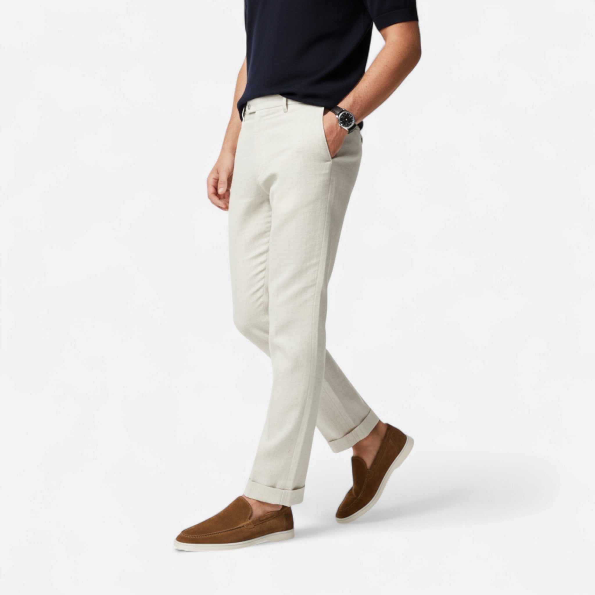 BYMARANO | Men’s Suede Loafers – Timeless Heritage Elegance