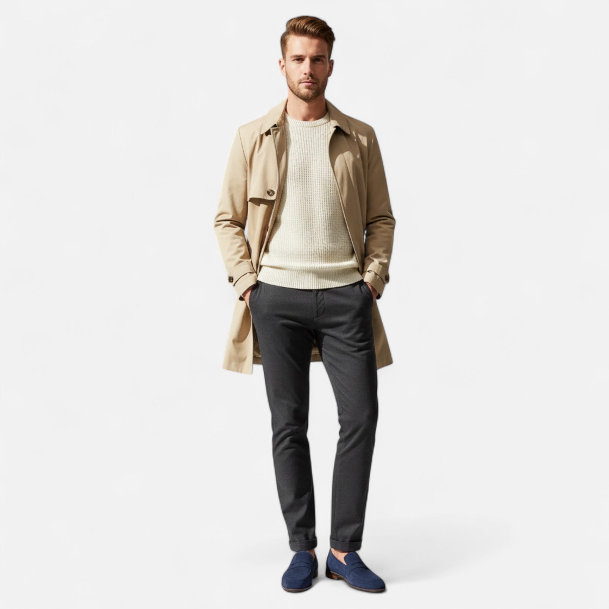 BYMARANO | Men’s Penny Loafers – Top Layer Cowhide Elegance