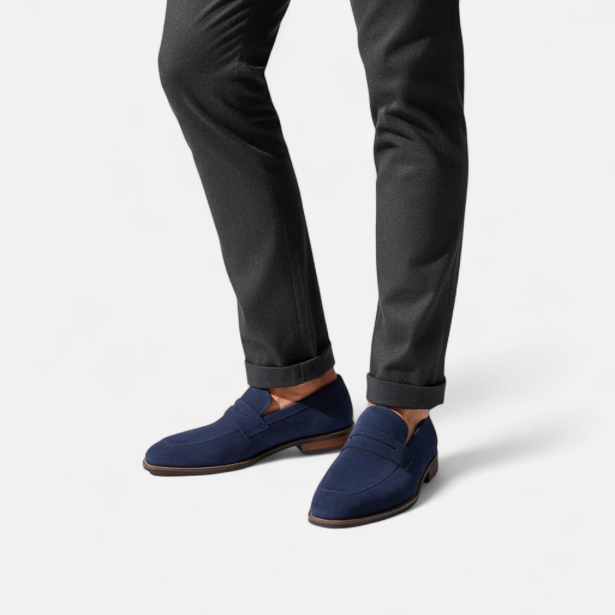 BYMARANO | Men’s Penny Loafers – Top Layer Cowhide Elegance