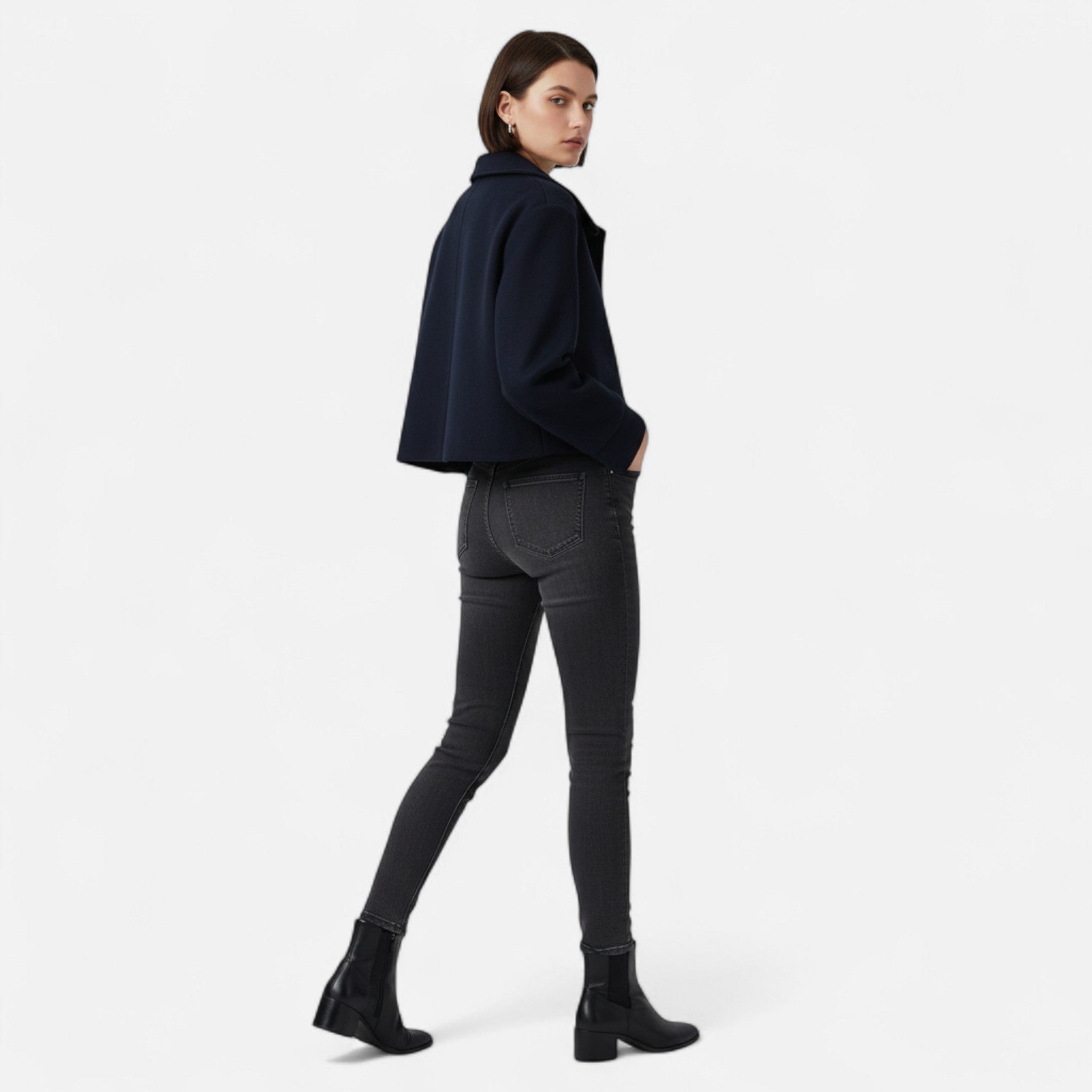 BYMARANO | Women’s Vintage-Inspired Jacket – Timeless Single Breasted