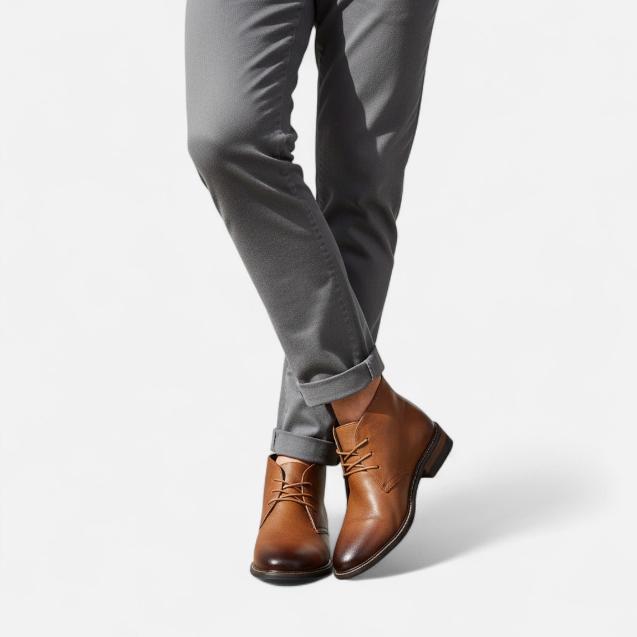 BYMARANO | Men’s Lace-Up Ankle Boots – Timeless Casual Refinement