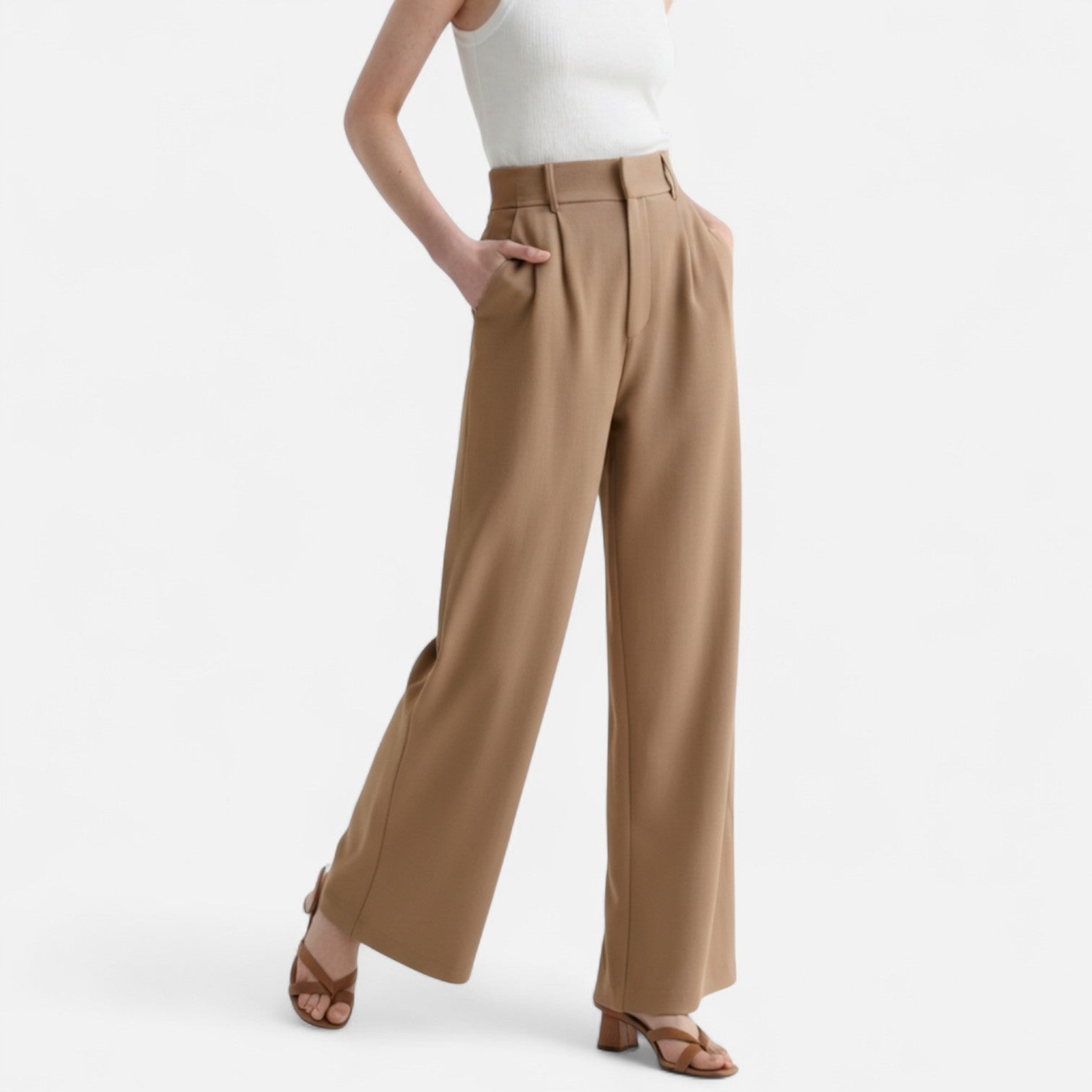 BYMARANO | Women&#39;s Fluid Wide-Leg Trousers