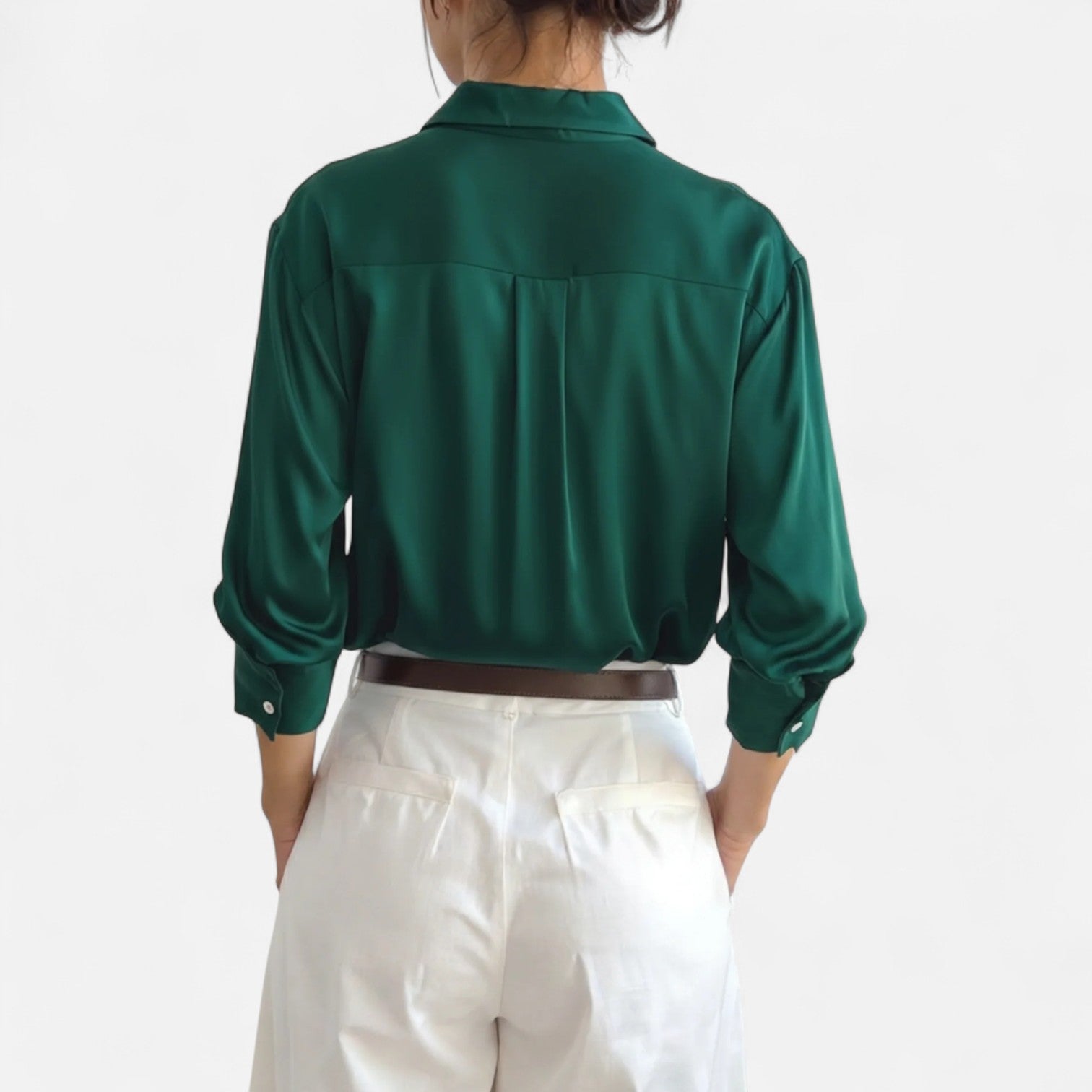 BYMARANO | Women&#39;s Satin Classic Shirt