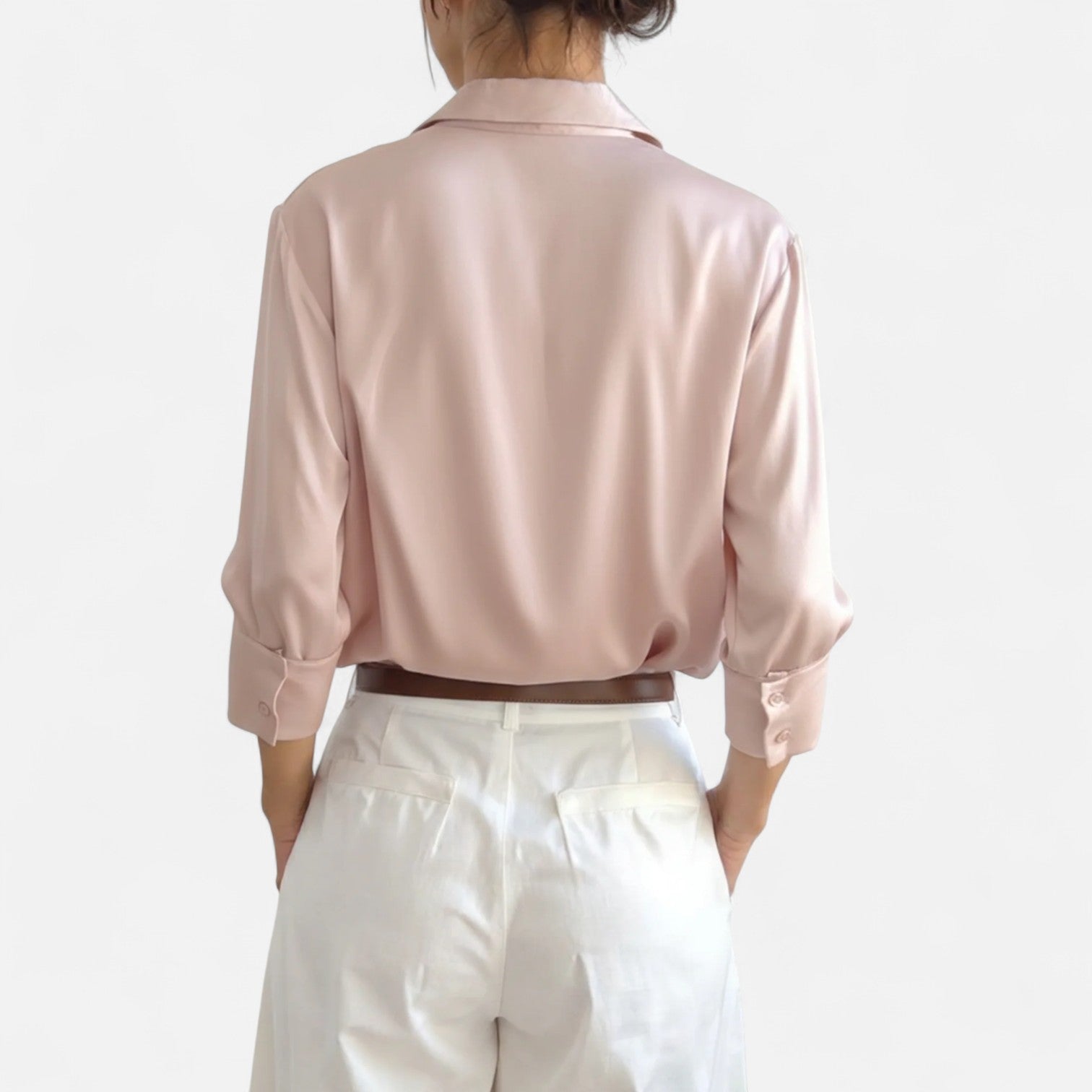 BYMARANO | Women&#39;s Satin Classic Shirt