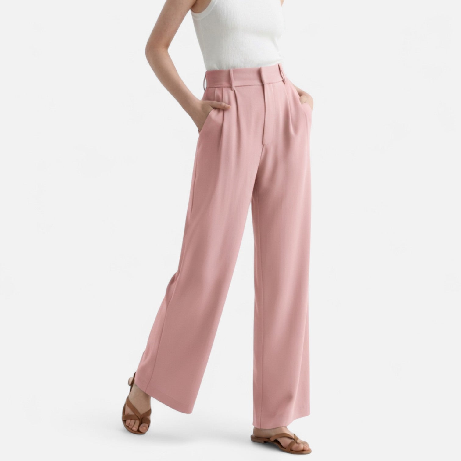 BYMARANO | Women&#39;s Fluid Wide-Leg Trousers